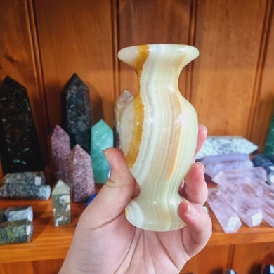 Banded Onyx Vase Carving #1