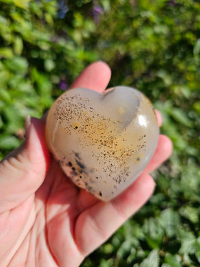 Natural Agate Heart