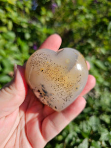 Natural Agate Heart
