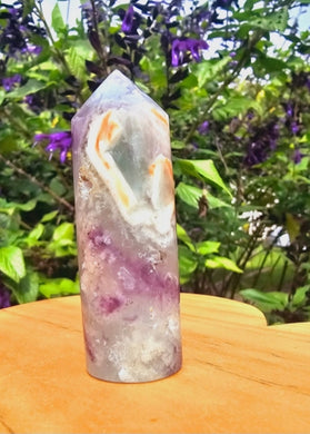 Rainbow Fluorite Cylinder Point