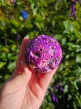Load image into Gallery viewer, Dyed Sphalerite Sphere #4