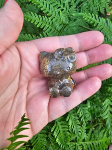 Picture Jasper Kitty Carving