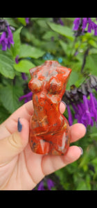 Red Jasper Torso Carving