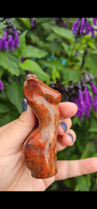 Red Jasper Torso Carving