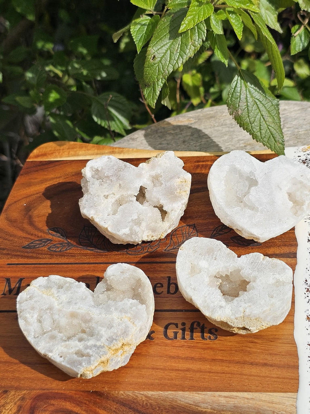 Clear Quartz Cluster Heart