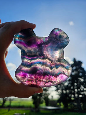 Rainbow Fluorite Bear Bowl