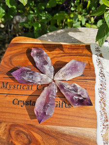 Smokey Amethyst Raw Points