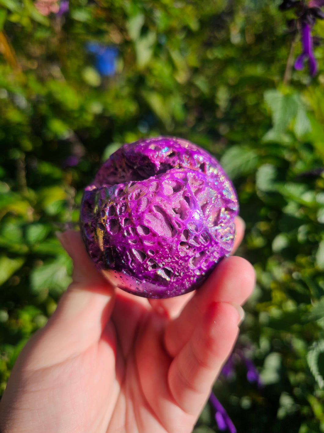 Dyed Sphalerite Sphere #4