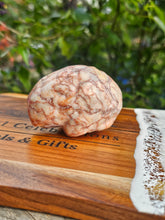 Load image into Gallery viewer, Red Vein Jasper Brain Carving