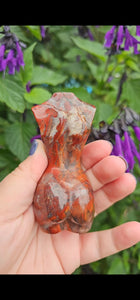 Red Jasper Torso Carving