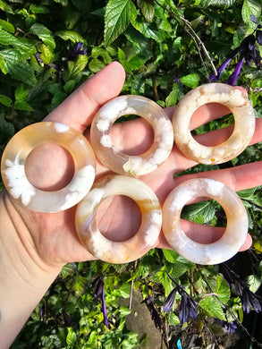 Flower Agate Large Donut