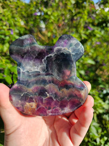 Rainbow Fluorite Bear Bowl