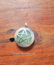 Load image into Gallery viewer, Pentagram locket Pendant - silver