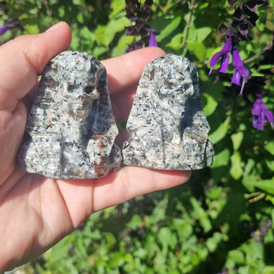 Yooperlite Pharaoh Skull Carving