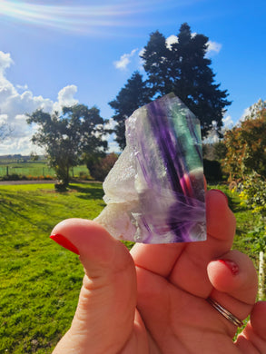 Rainbow Fluorite Point