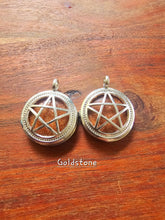 Load image into Gallery viewer, Pentagram locket Pendant - silver