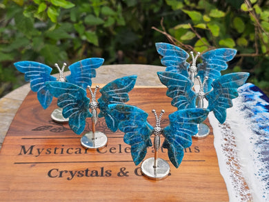 Blue Apatite Wing Set