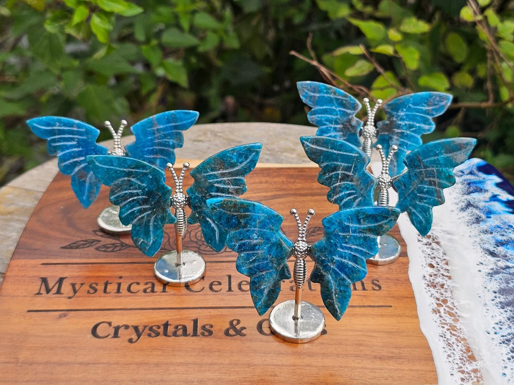 Blue Apatite Wing Set