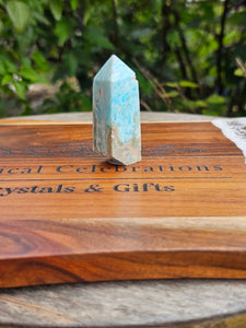 Blue Aragonite Point