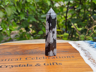 Snowflake Obsidian Point