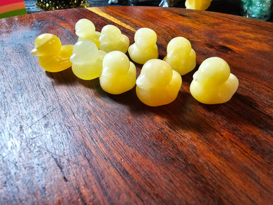 Yellow Calcite Duck