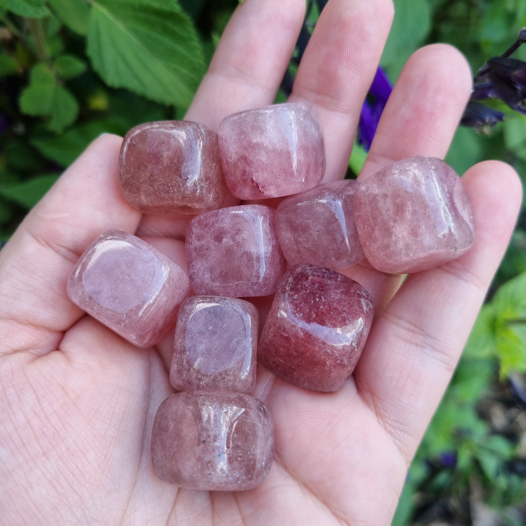 Strawberry Quartz Cubes