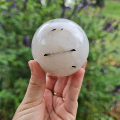 Tourmalated Quartz Sphere $50