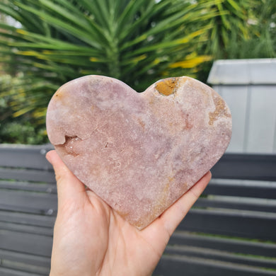 Pink Amethyst Heart