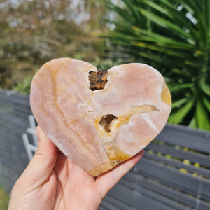 Pink Amethyst Heart