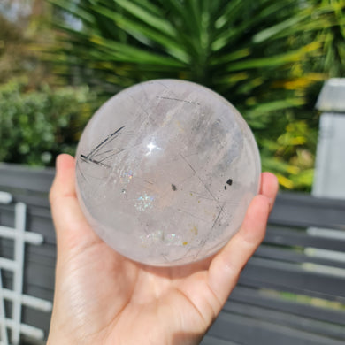 XL Black Rutile Sphere