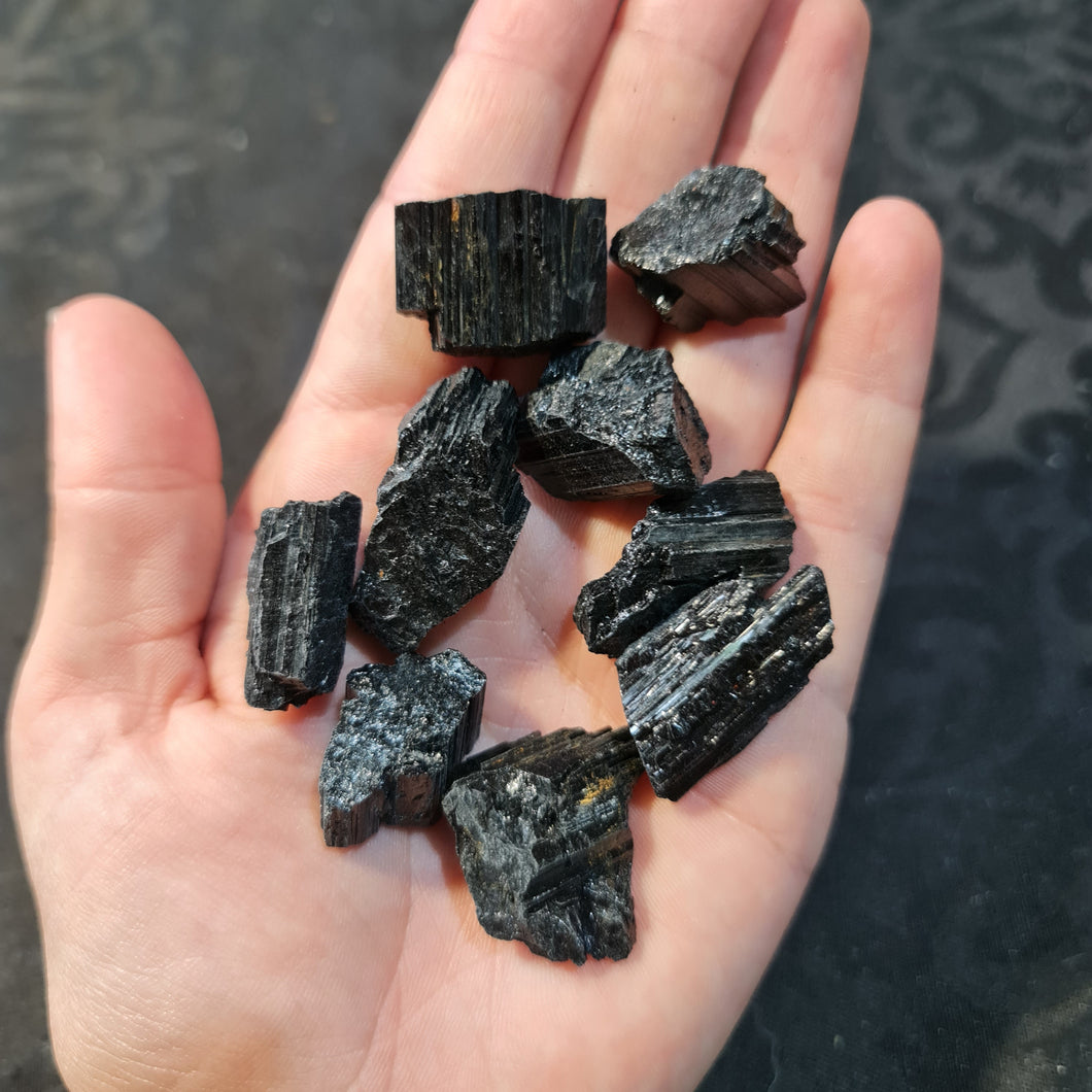 Raw Black Tourmaline Chunks