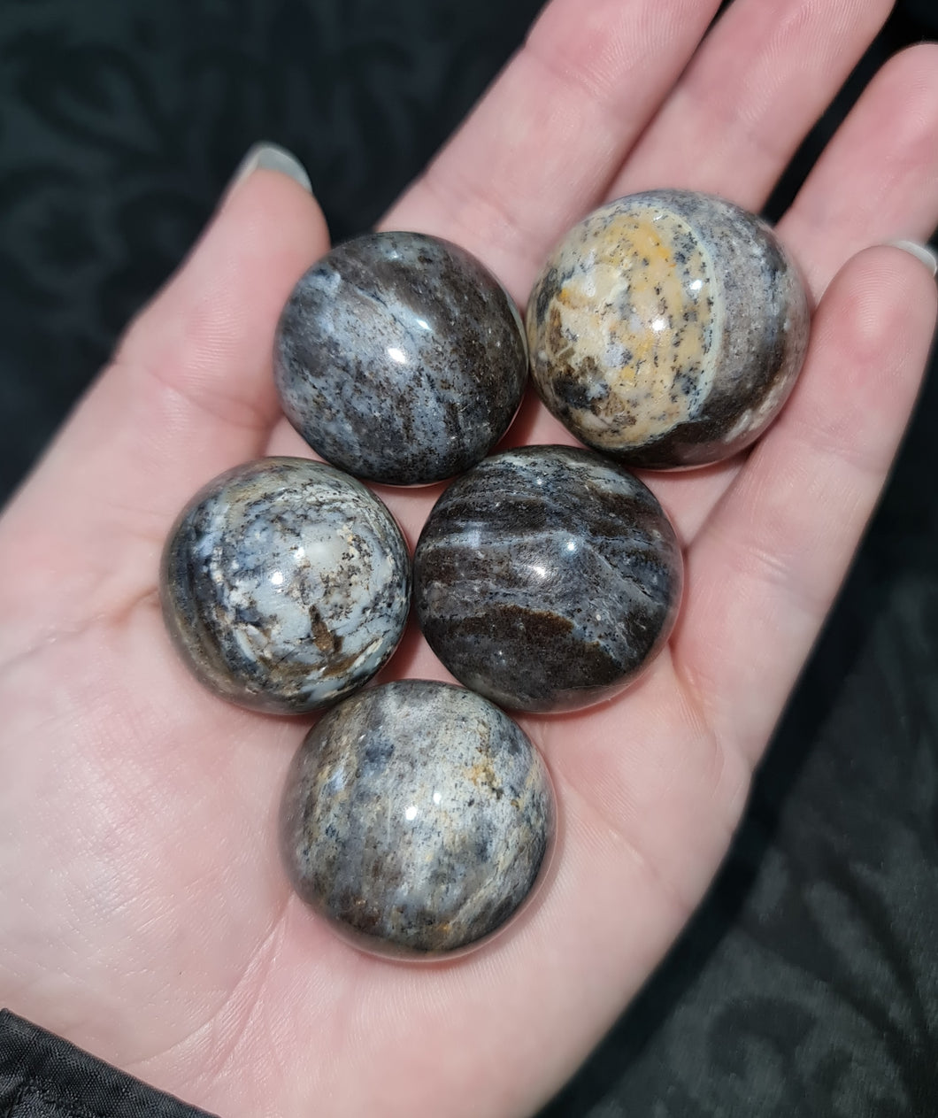 Grey Opal Spheres
