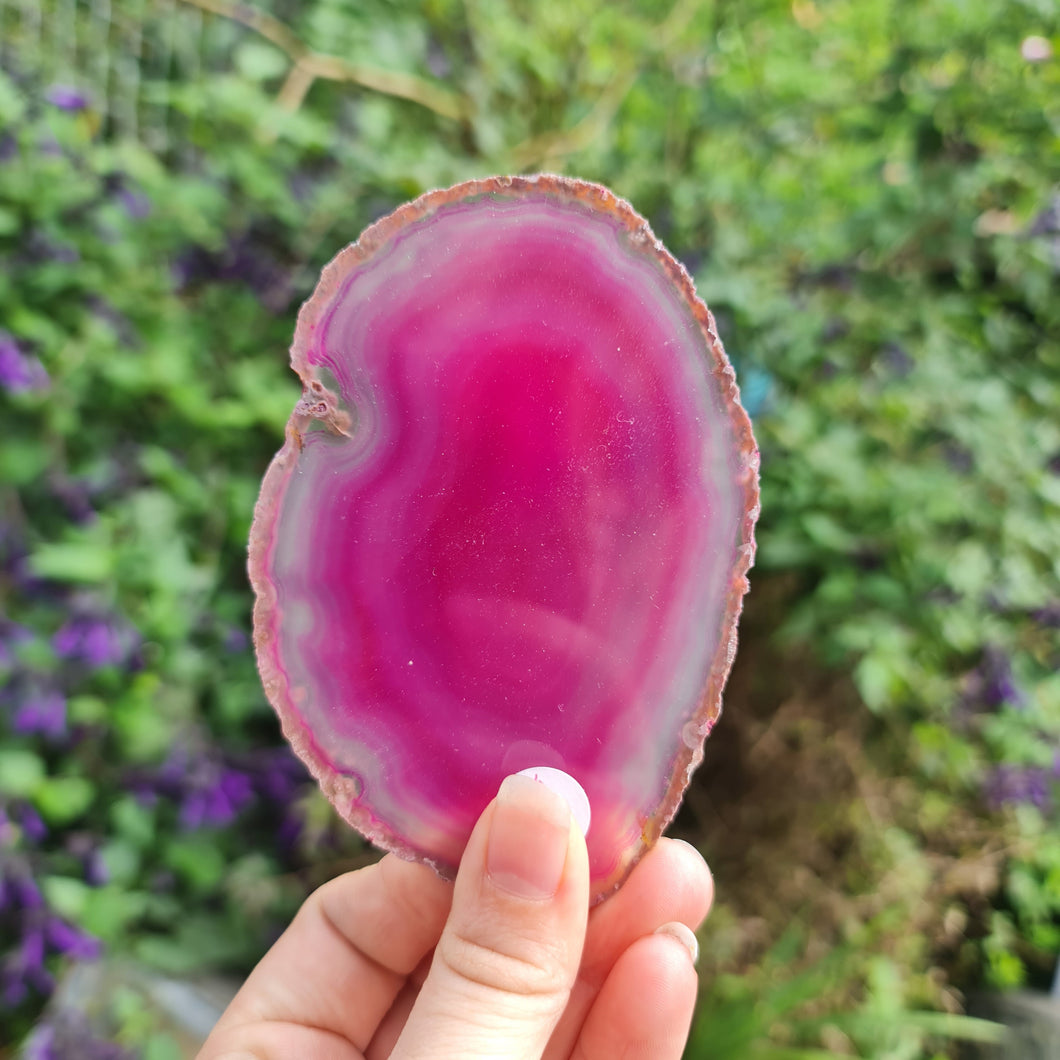 Pink Agate Slice