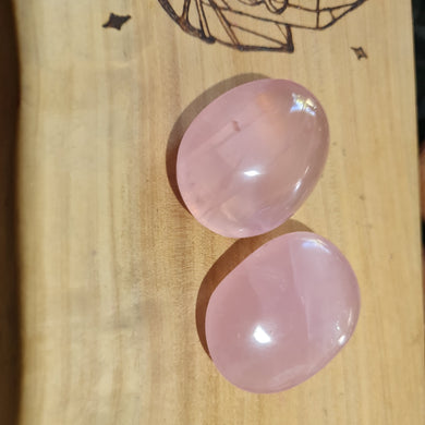 Star Rose Quartz Palm Stone