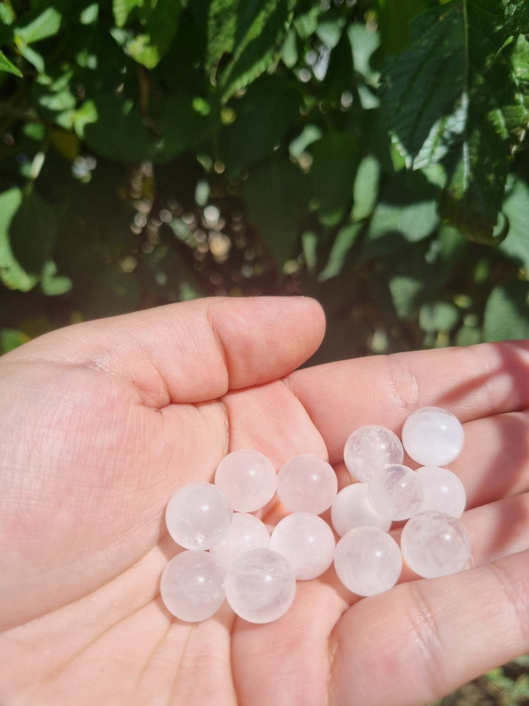 Mini Clear Quartz Sphere $1