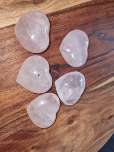 Rose Quartz Puff Heart Incense Stick Holders