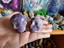 Load image into Gallery viewer, Chevron/Dream Amethyst Skull