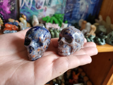 Sodalite Skulls