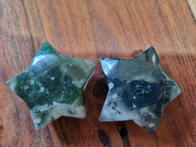 Moss Agate Star