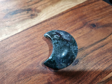 Moss Agate Moon $25