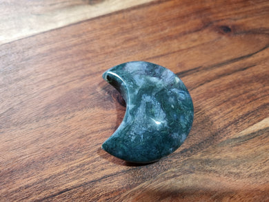 Moss Agate Moon $28