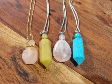 Fillable Crystal Necklace