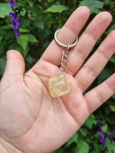 Citrine Tumble Key Ring