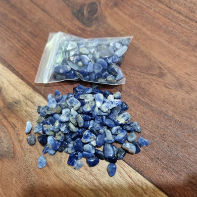 Sodalite Chip Bag