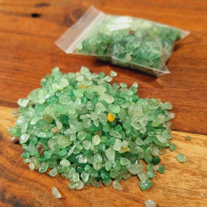 Green Aventurine Chip Bag