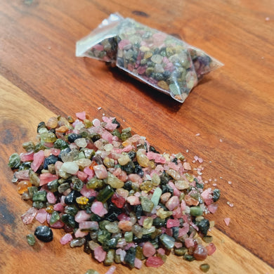 Mixed Tourmaline Chip Bag
