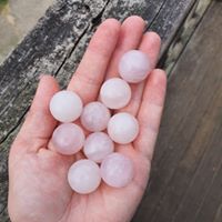 Rose Quartz Sphere - Mini $5