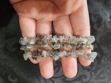 Labradorite Chip Bracelet