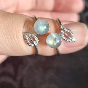 Labradorite Adjustable Rings