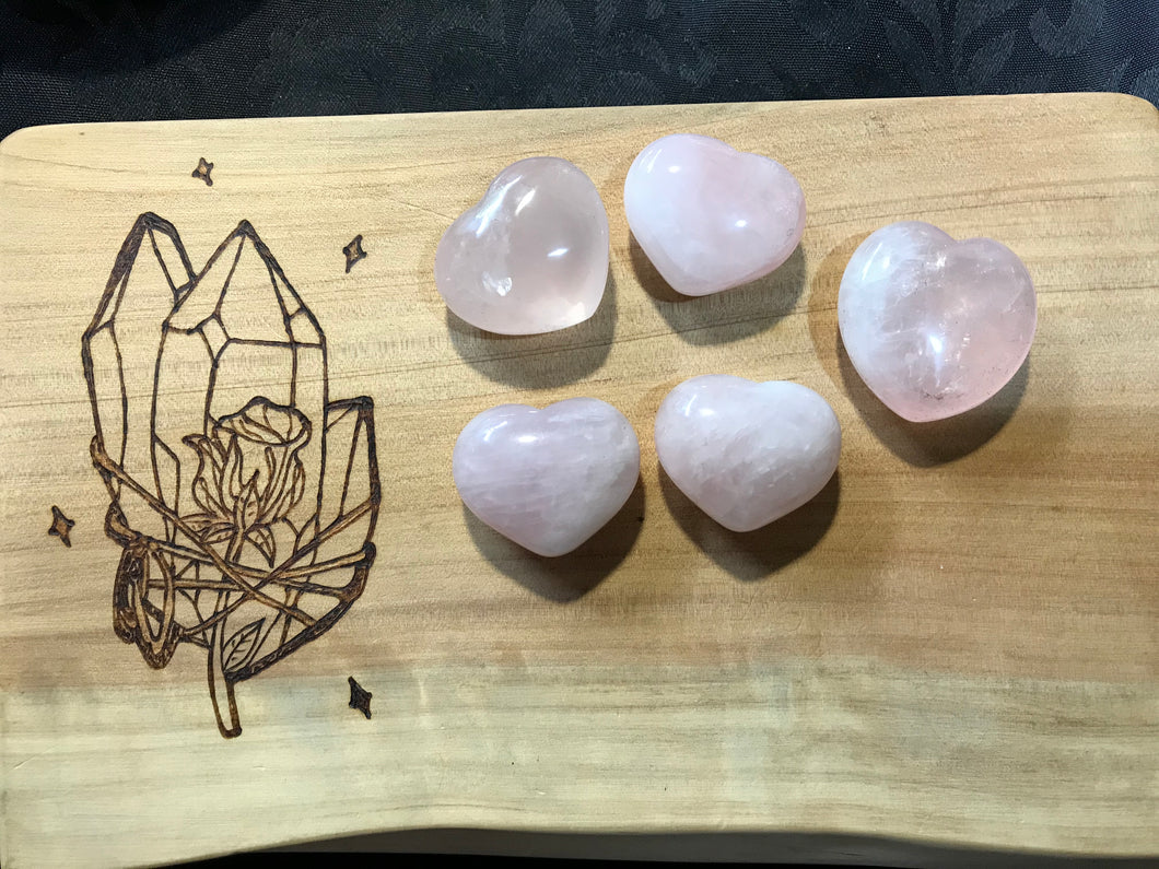 Rose Quartz Hearts